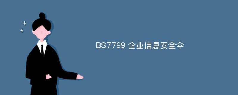 BS7799 企业信息安全伞